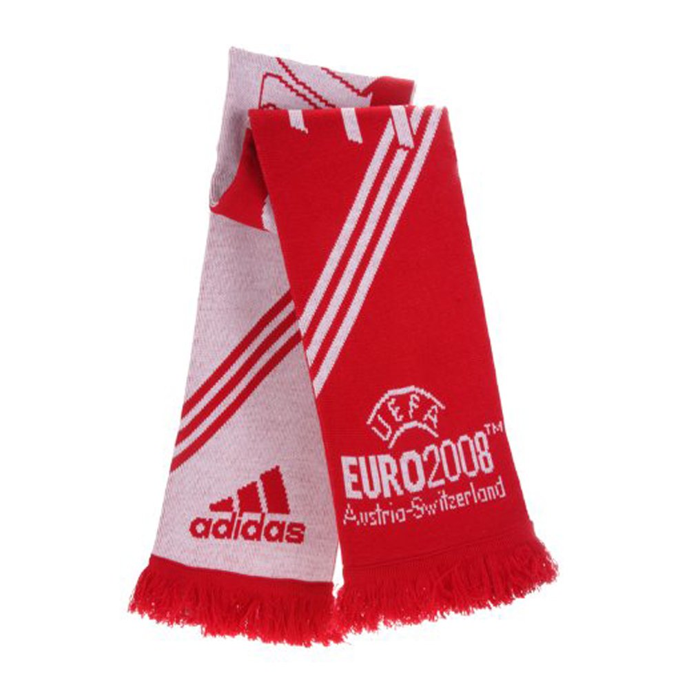 Écharpe adidas Suisse Euro 2008 collection football vintage rouge - 2
