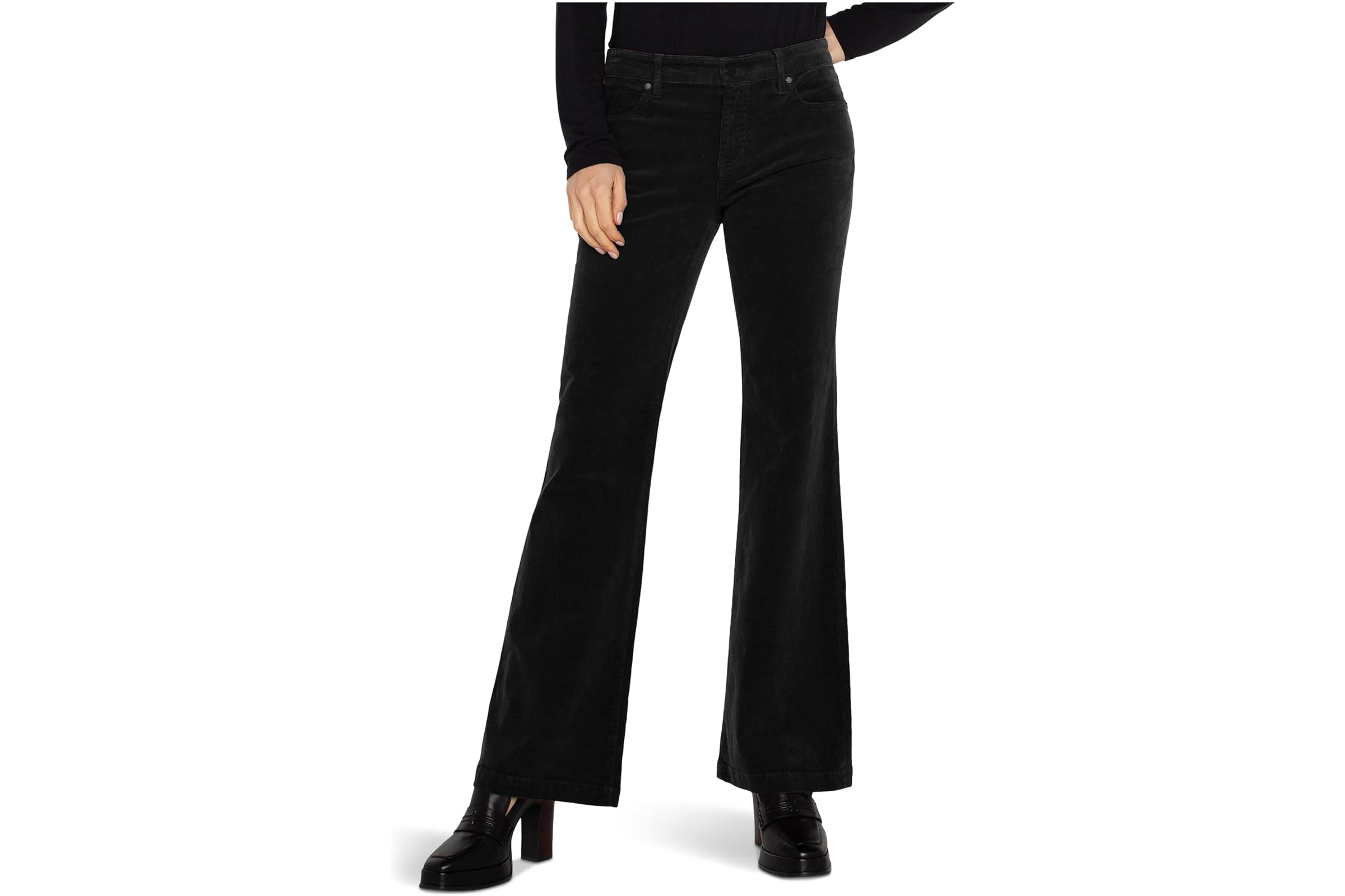 Брюки Liverpool Los Angeles Petite Corduroy Hannah Flare Pants