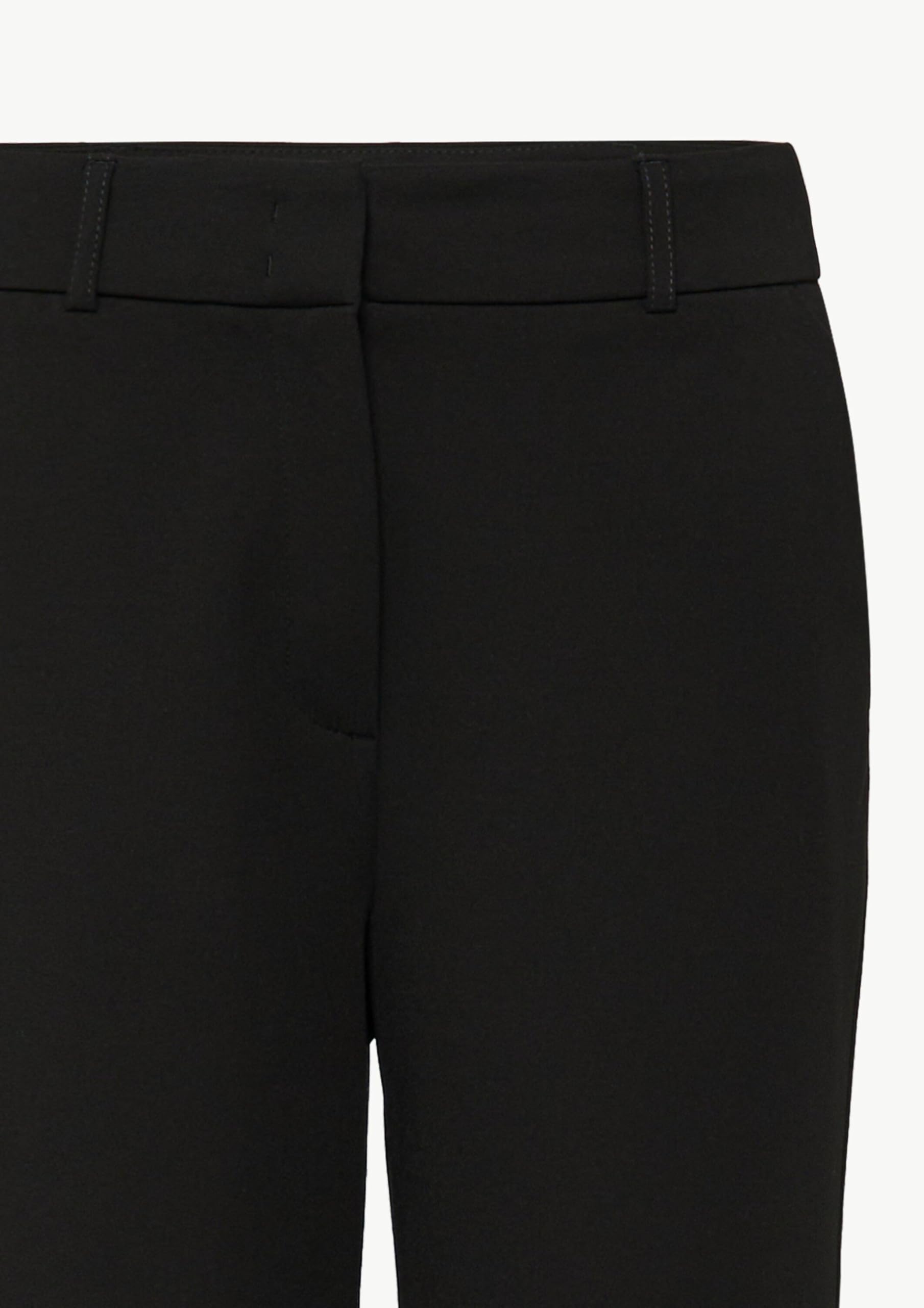 Comma Damen Hose Marlenehose aus Elastischem Viskosemix mit Eingrifftaschen