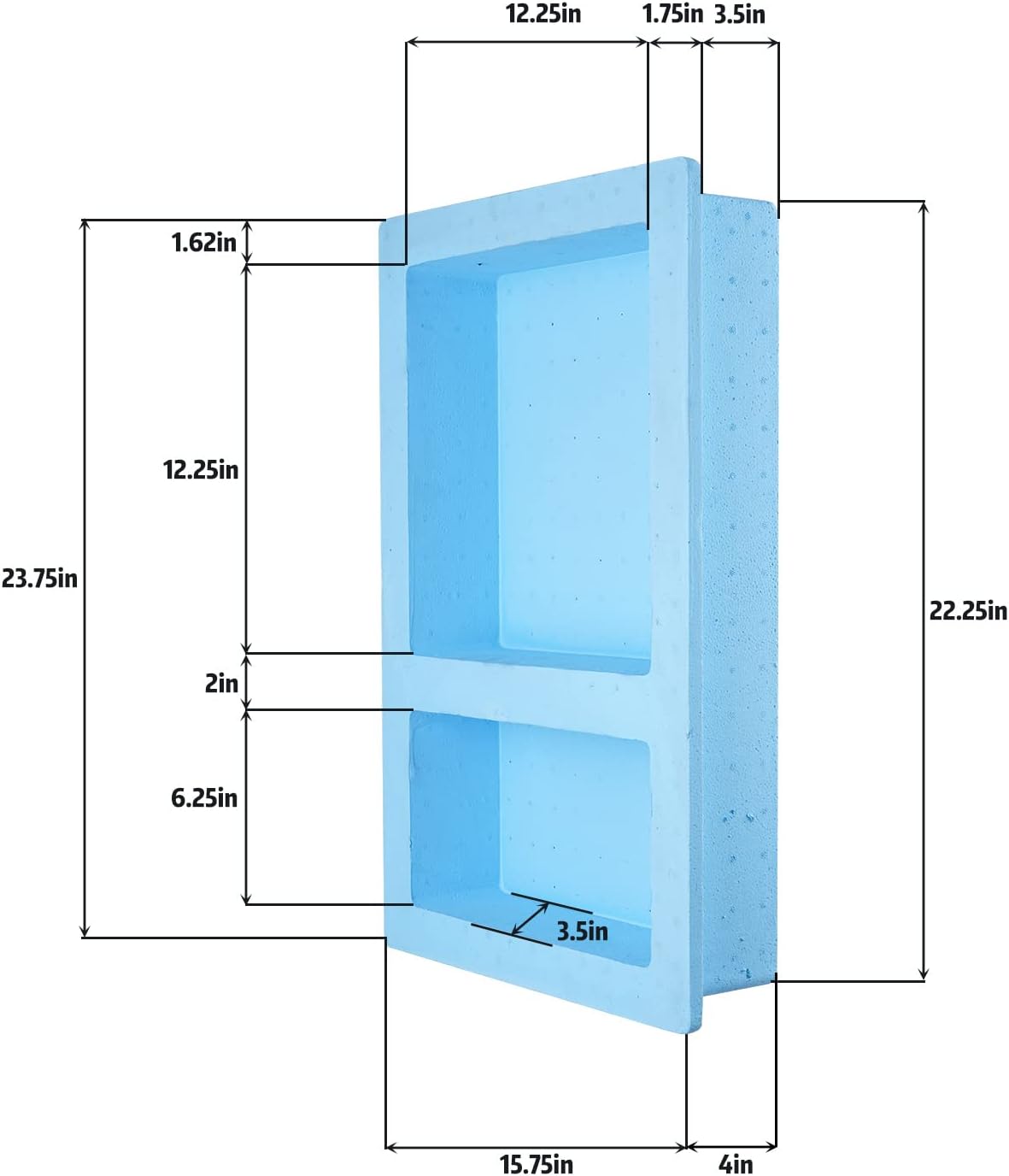 Buy BXGTECH Shower Niche, 12 x 20 Niches for Tile Showers, Waterproof