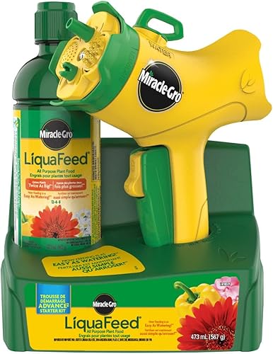Liquafeed - Kit de inicio avanzado para fertilizantes vegetales, con una botella de recarga