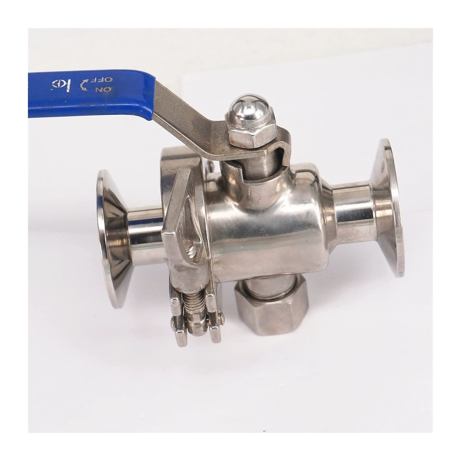 VSPPJYFG 3/4inch 19mm SUS304 Stainless Steel Sanitary 1.5inch Tri Clamp Knock-Down Ball Valve