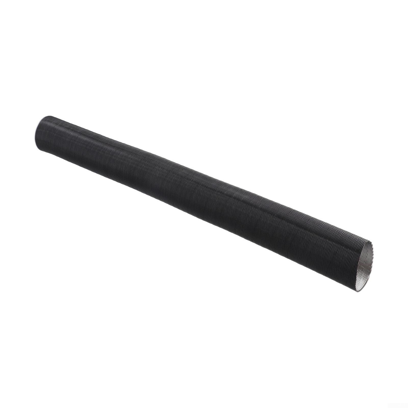 Manguera de calefacción de 50 mm de lámina de aluminio, ignífuga y resistente a los golpes, tubo flexible de entrada de aire para calentadores diésel Webasto, color negro (longitud a elegir