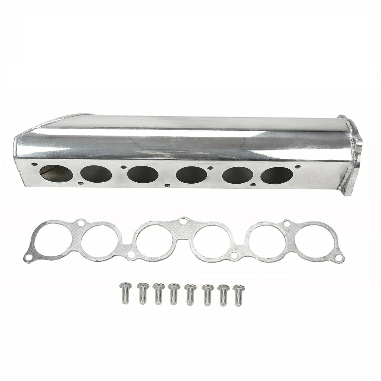 BETTERCLOUD Intake Manifold 2JZ-GE FFIM Mirror Polished T-6061 and T-5052 Brushed Aluminum Compatibl