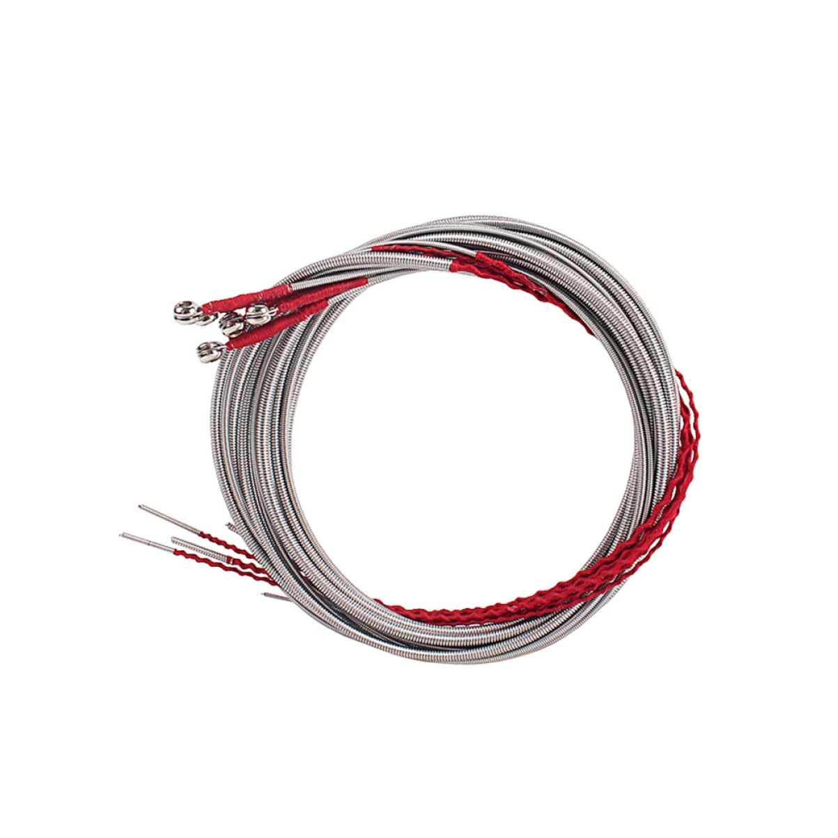 BESTonZON 5pcs Metal Bass Strings Set for 5 String Bass Guitar U32 Heavy Gauge Bass String Replacement