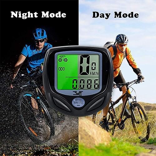 Image of Cycle Speedometer, The Ultimate Cycle Gadget for Speed and Performance Bicycle Speedometer /Odometer /Lightweight Multi Function Cycling Accessories (6 Month Manufacturer Warranty)