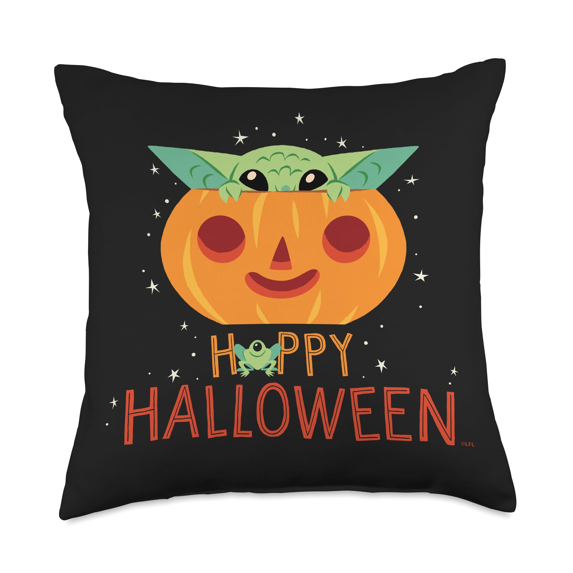 Coussin Star Wars Grogu Halloween pour décorer votre canapé d'automne