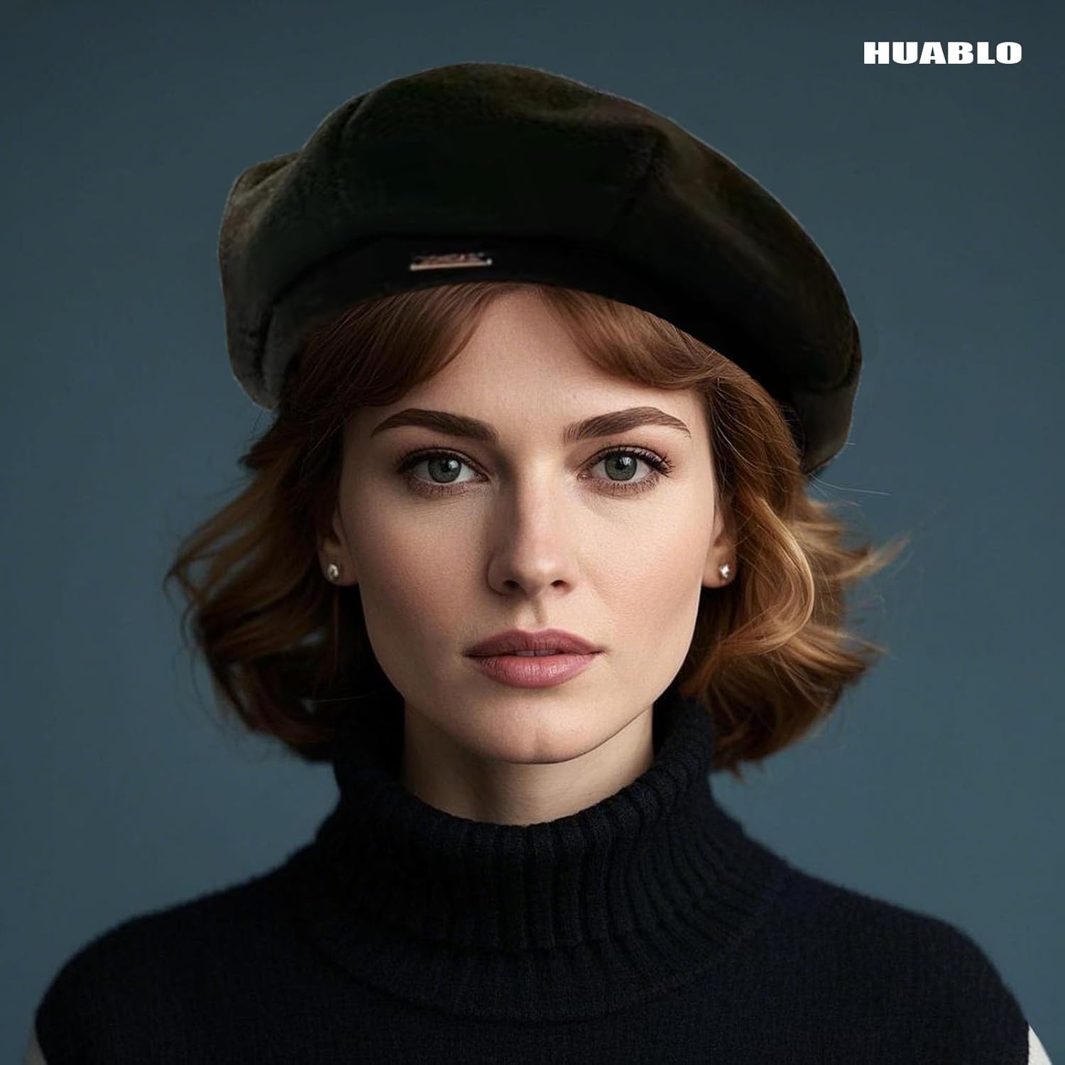 French Beret Hats for Women Beige Beret hat Solid Color Cotton Beret Cap for Womens Girls Lady - Image 3