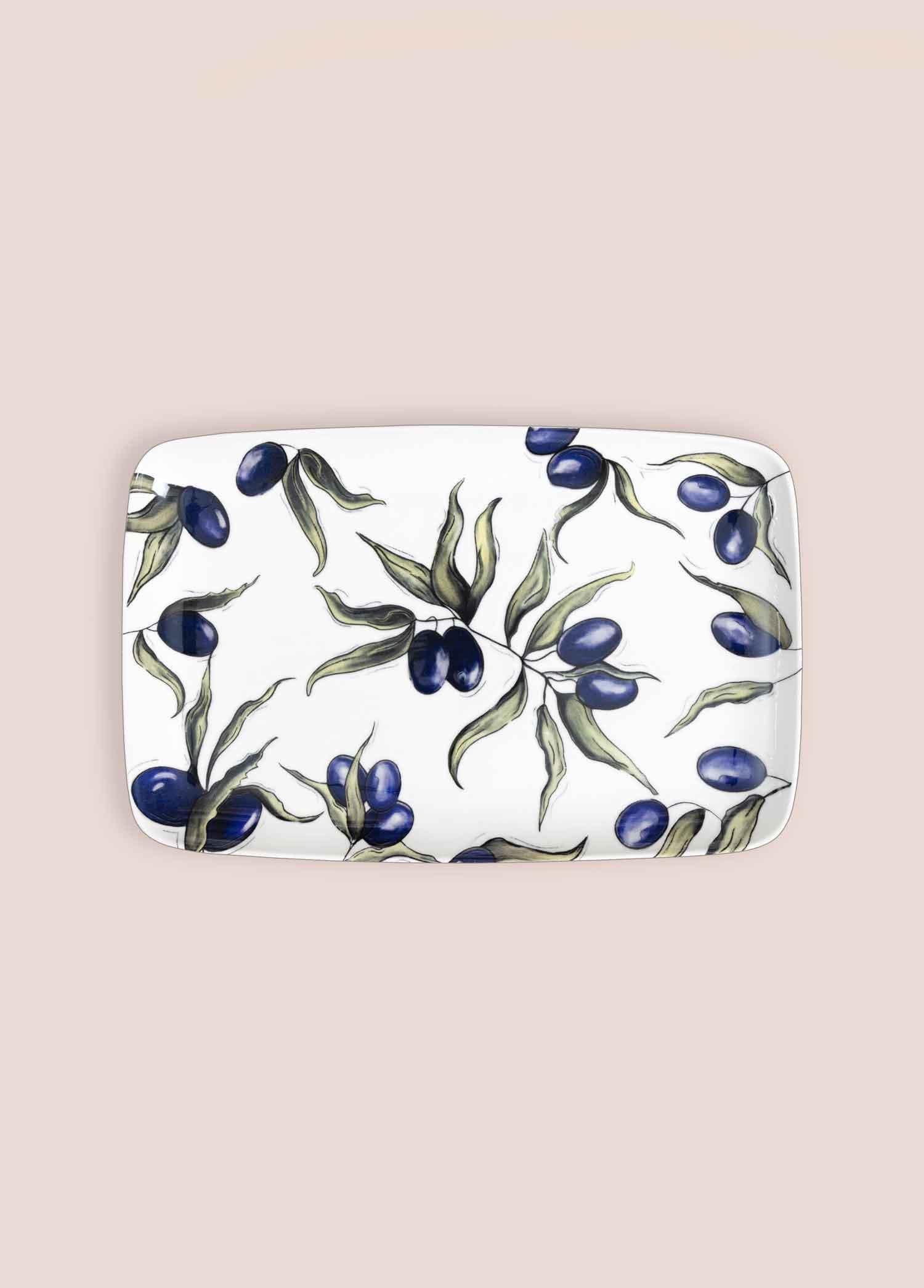 [marka] Olivos Dikdörtgen Servis Tabağı 31x20 cm OVS0016