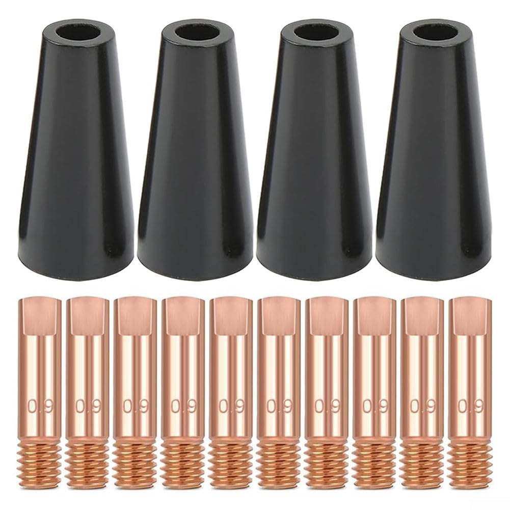 Kit punte ugelli saldatura MIG 0,9 mm 15AK MB15 rame 14 pezzi