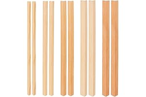 OLYCRAFT Wood Dowels 5 Styles Assorted Sizes