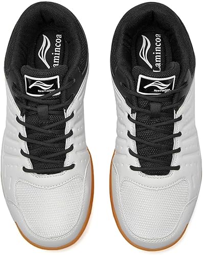 Miniatura 5 de Lamincoa Zapatos de pickleball para hombre, tenis de cancha para entrenamiento de bádminton, raqueta, squash, voleibol, interiores y exteriores