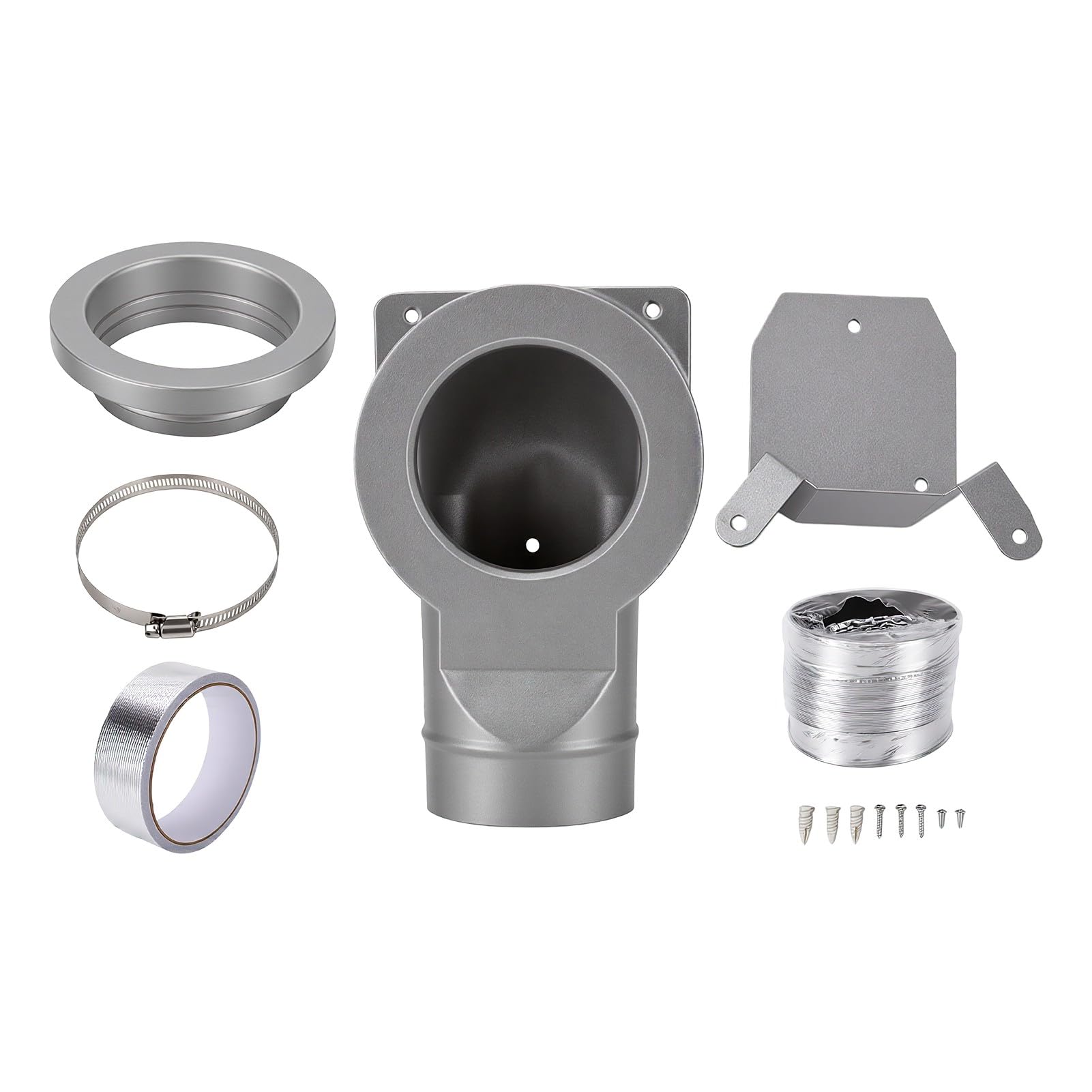 XUMIUZIY Kit Conector de Conducto de Secadora, Diseño de Curvatura de 180