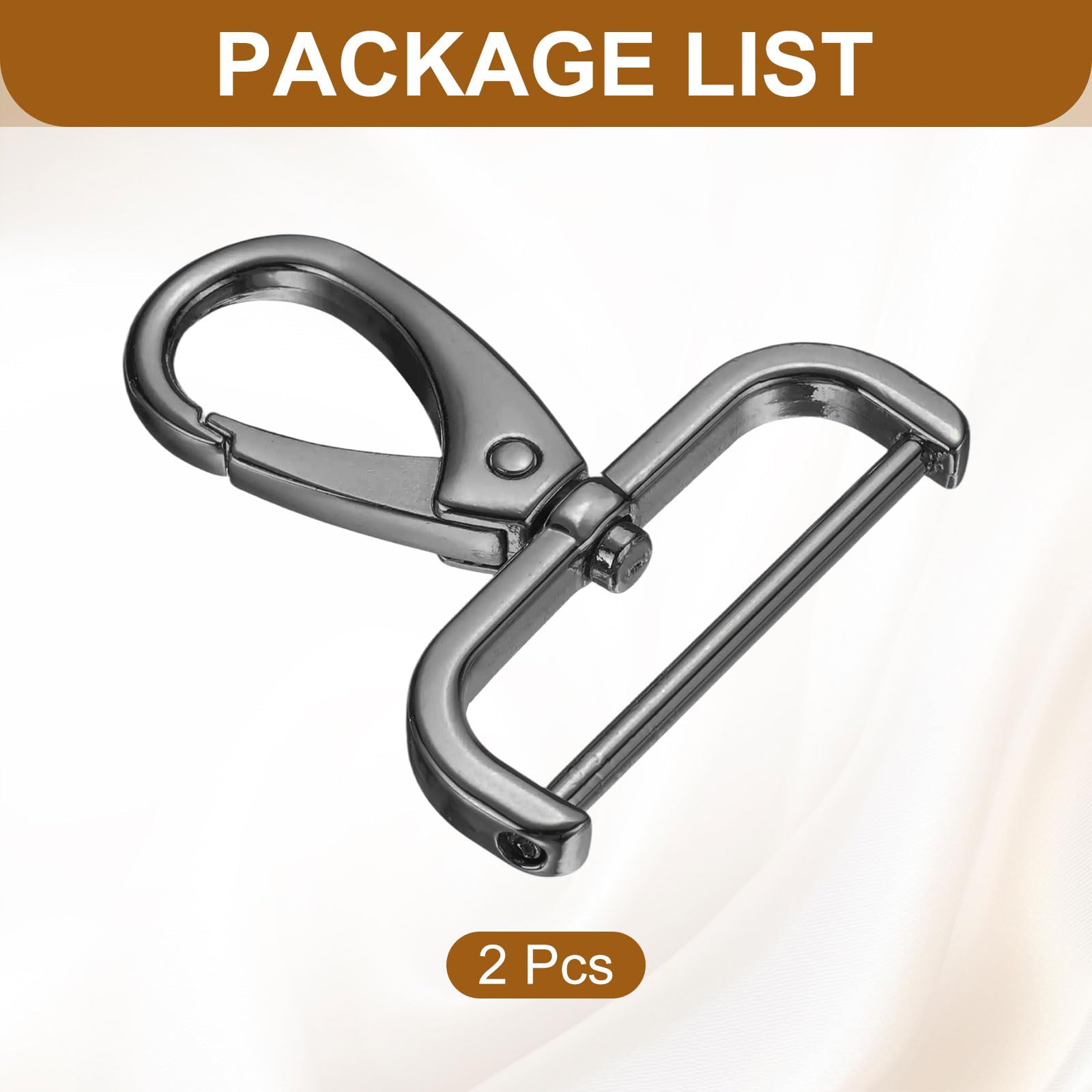 QUARKZMAN D-ringen Schroeven in Schäkel, zinklegering hoefijzer U-vorm D- ring gespen voor portemonnee DIY lederen vakmanschap sleutelhanger, zilver, 20mm