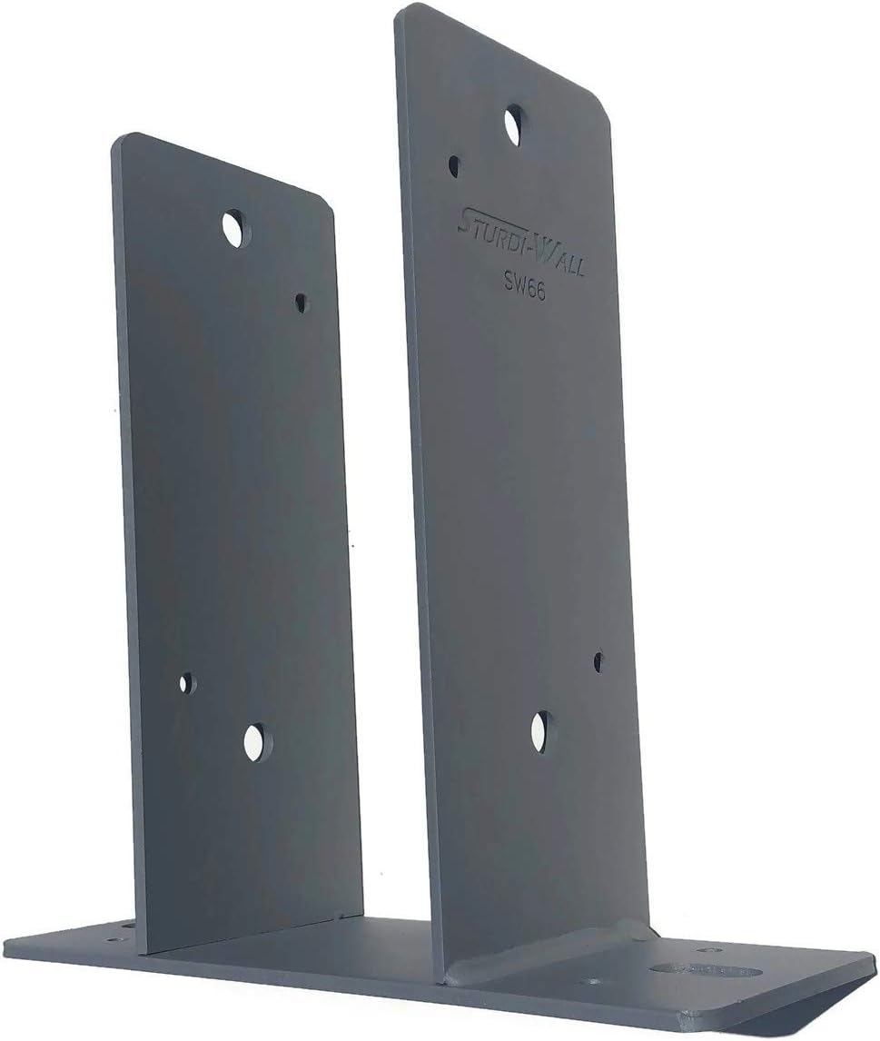 8x8 Pole Barn surface mounting dry set post anchor Wood to Concrete