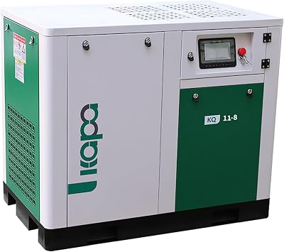 KAPA KQ 15HP/11KW Rotary Screw Air Compressor Electrical Phase 3hp 220V, variable frequency air compressor, suitable for manufacturing and auto repair industries