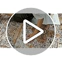 RUUGME Washable 5x7 Area Rugs - Large Rugs for Living Room Stain Resistant Carpet Vintage Tribal Rugs for Bedroom with Non Slip Backing Home Decor Floor Decoration Mat (5x7 Yellow)