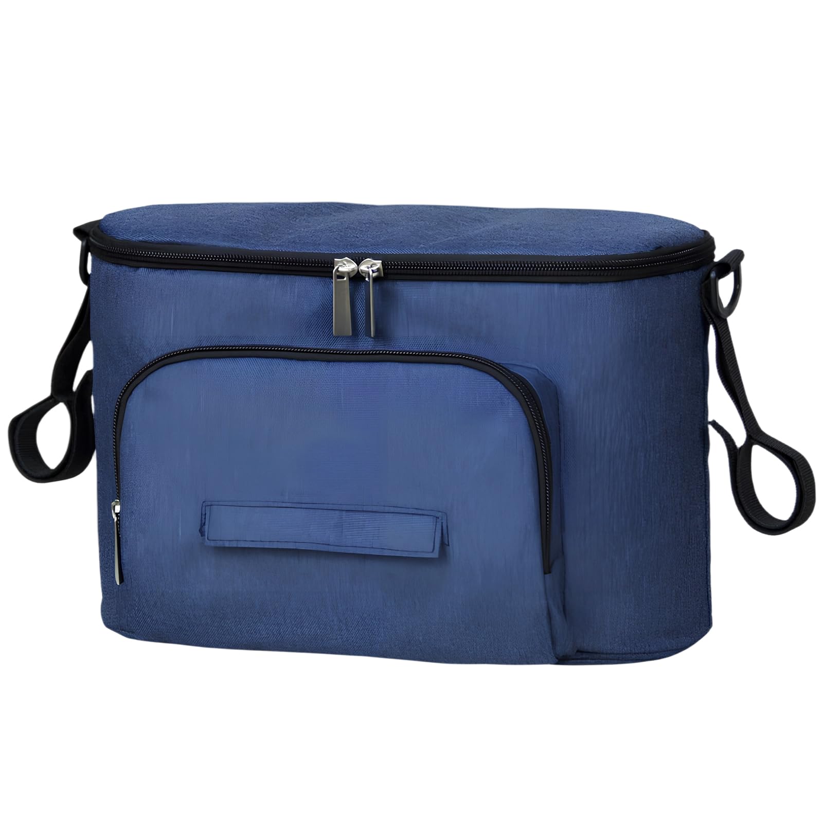 Colexy Organizador universal para cochecito de bebé, bolsa multifunción, resistente al agua, correas de hombro ajustables, bolsas organizadoras para pañales, biberones, azul