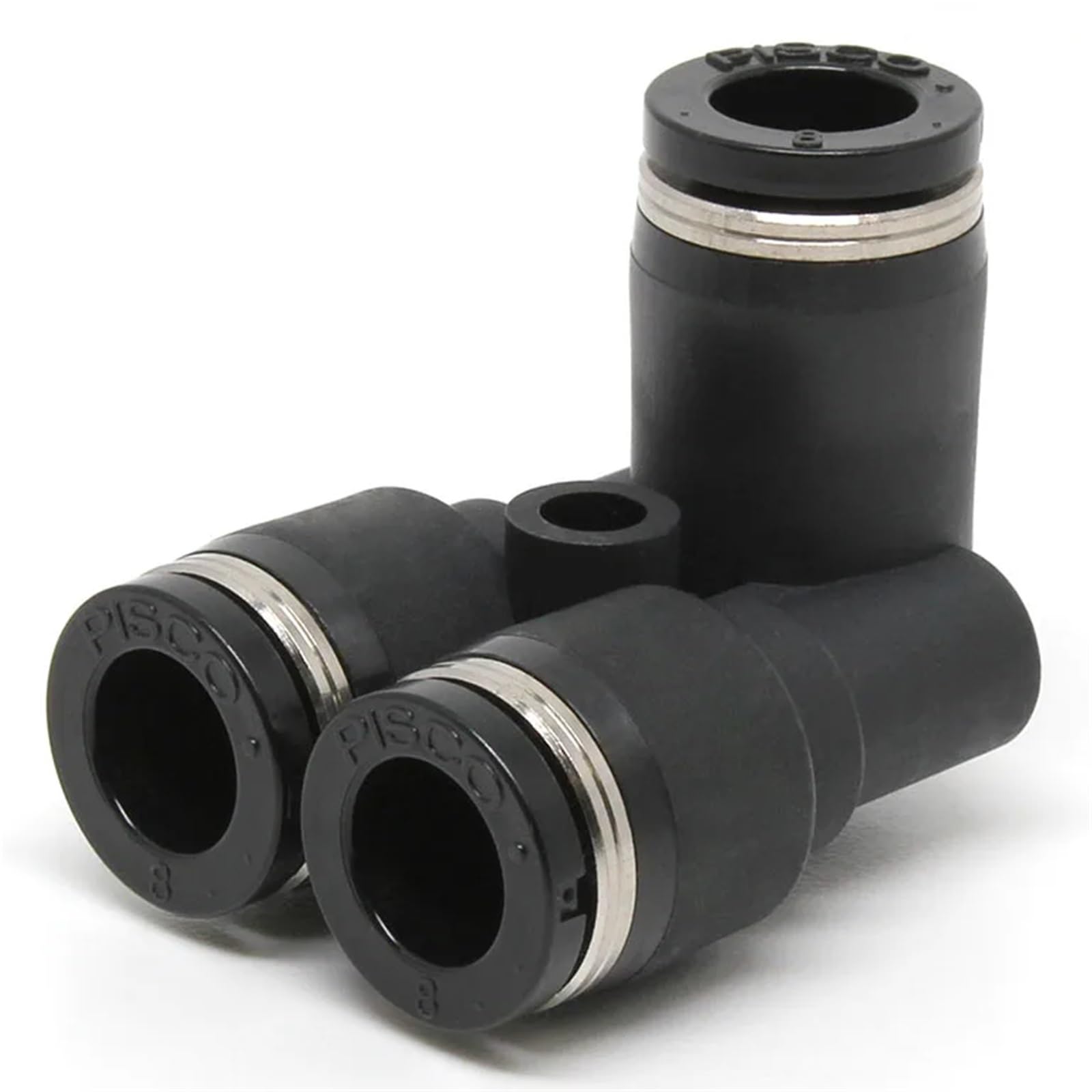 Coude de jonction PAU8 raccord pneumatique coudé pour tube de dérivation
