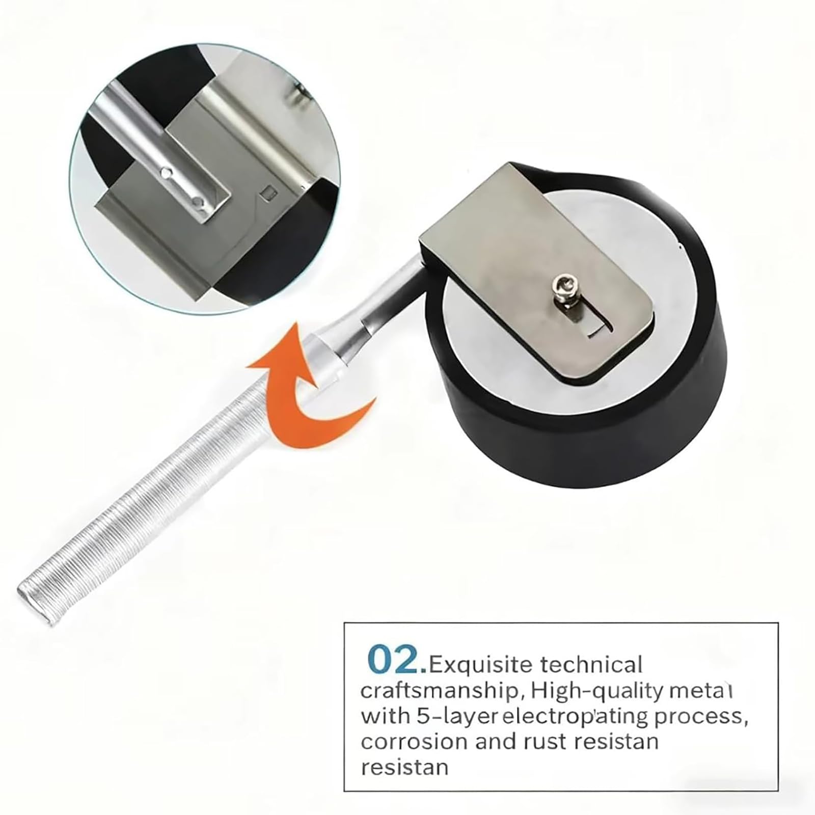 Ręczny tester taśmy klejącej, tester przyczepności 2 kg z antypoślizgowym uchwytem, szerokość rolki 45 mm, obciążenie 2000 ± 50 g, do taśmy uszczelniającej folia ochronna
