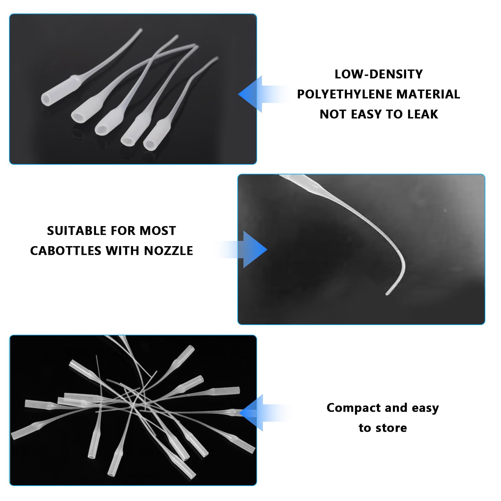 600 Micro Punte Per Colla In Plastica PE, Diametro Uscita 0.3 Mm, Precisione Per Modellismo E Fai Da Te