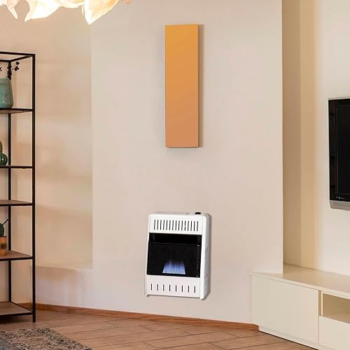 Miniatura 7 de ProCom MN100TBA-B Calentador de espacio de llama azul de gas natural sin ventilación con control de termostato para uso doméstico y oficina, 10000