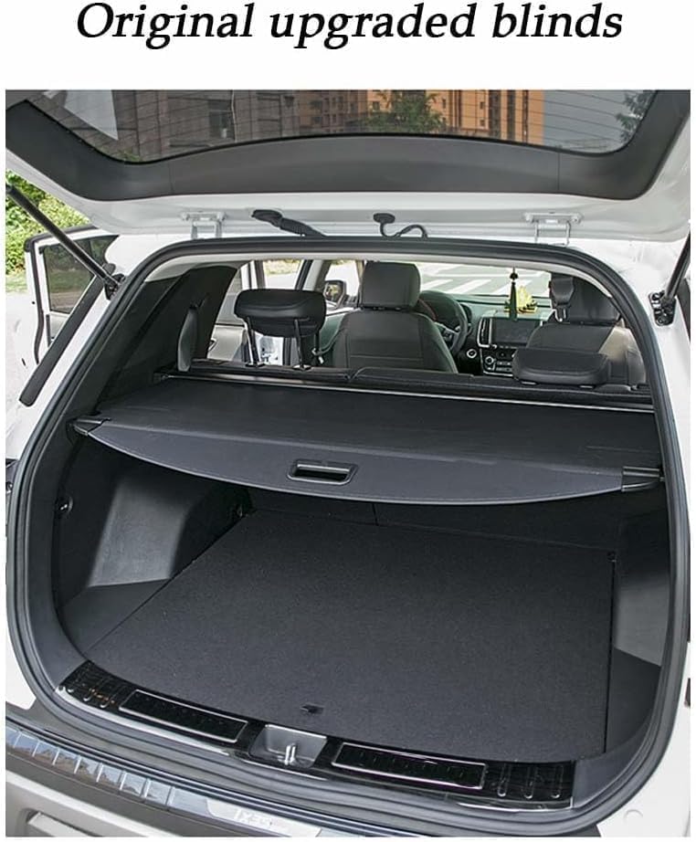 LINGYUE Car Retractable Rear Trunk Parcel Shelf for KIA Soul 2014-2017,Luggage Shade Shield Cargo Security Cover Curtain,Car Accessories