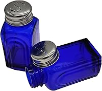 Vista 6 de Salero y pimentero de cristal retro (ámbar)