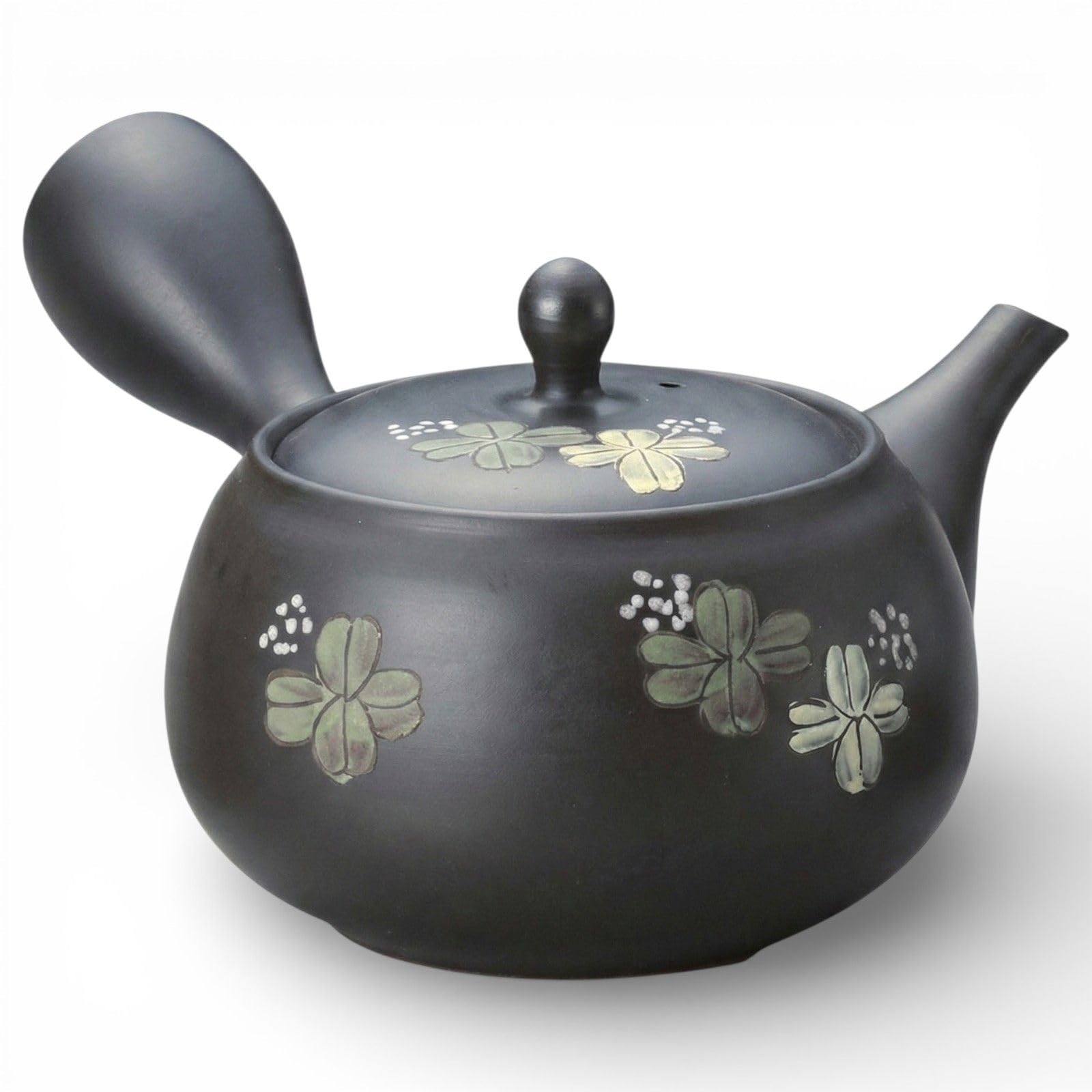 Tokoname Teapot, 340ml Ceramic Mesh Strainer