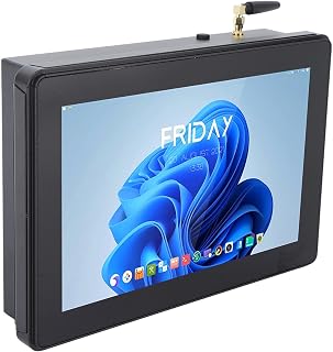 PC de Painel Embutido Industrial, Instalação Sem Esforço Antiderrapante Saída DC12 5A Excelente Condutividade Térmica PC de Painel Industrial para Fabricação Inteligente