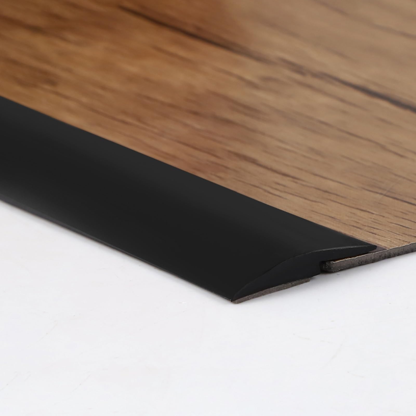 Profilo di Transizione Pavimento Striscia di Soglia Stacca e Attacca Tappeto in Vinile, Protezione Bordi Porte in Pvc per Pavimento Irregolare, Barra di Bordatura Tappeto/ Striscia di Transizione Pavi