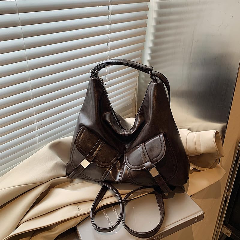 Shoulder Bag for Women Large Capacity PU Leather Top Handle Purse Women's Handbags Hobo Bags Work Tote Bag 20252