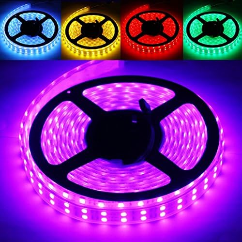 String Lights , Casing Waterproof Dual Row RGB LED 5050 SMD Rope Light, 120 LED/M, Length: 5M