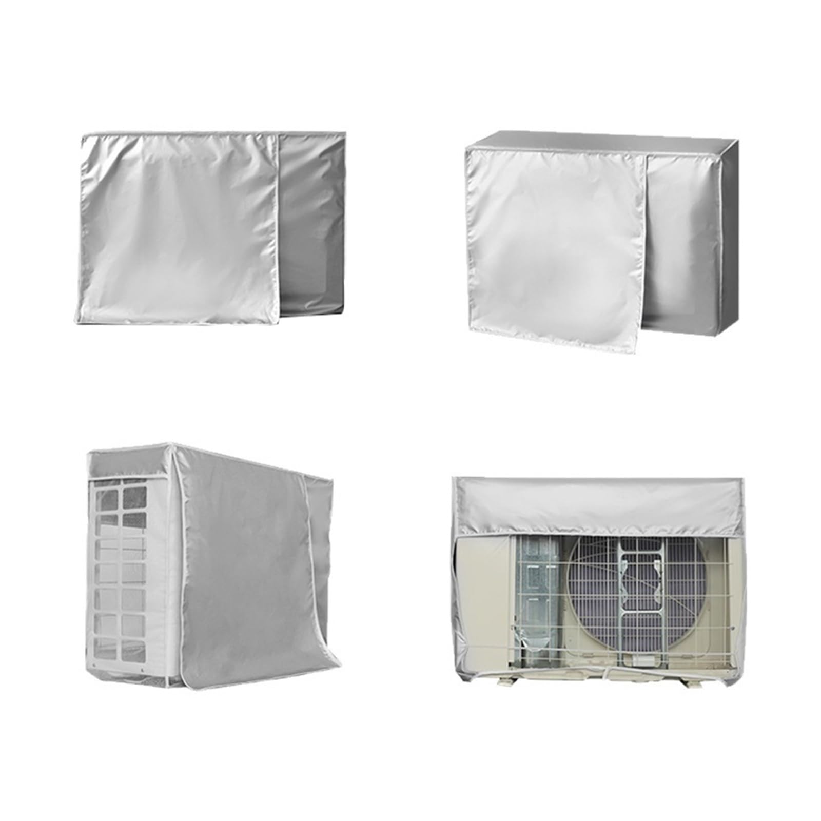 Ecwtpndf 96X40x70cm Silver Coated Oxford Air Conditioner Cover