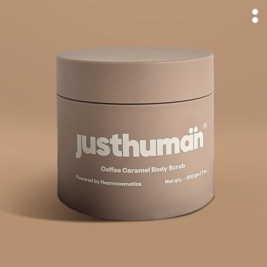 Justhuman Coffee Scrub - Exfoliate & Hydrate - 200g