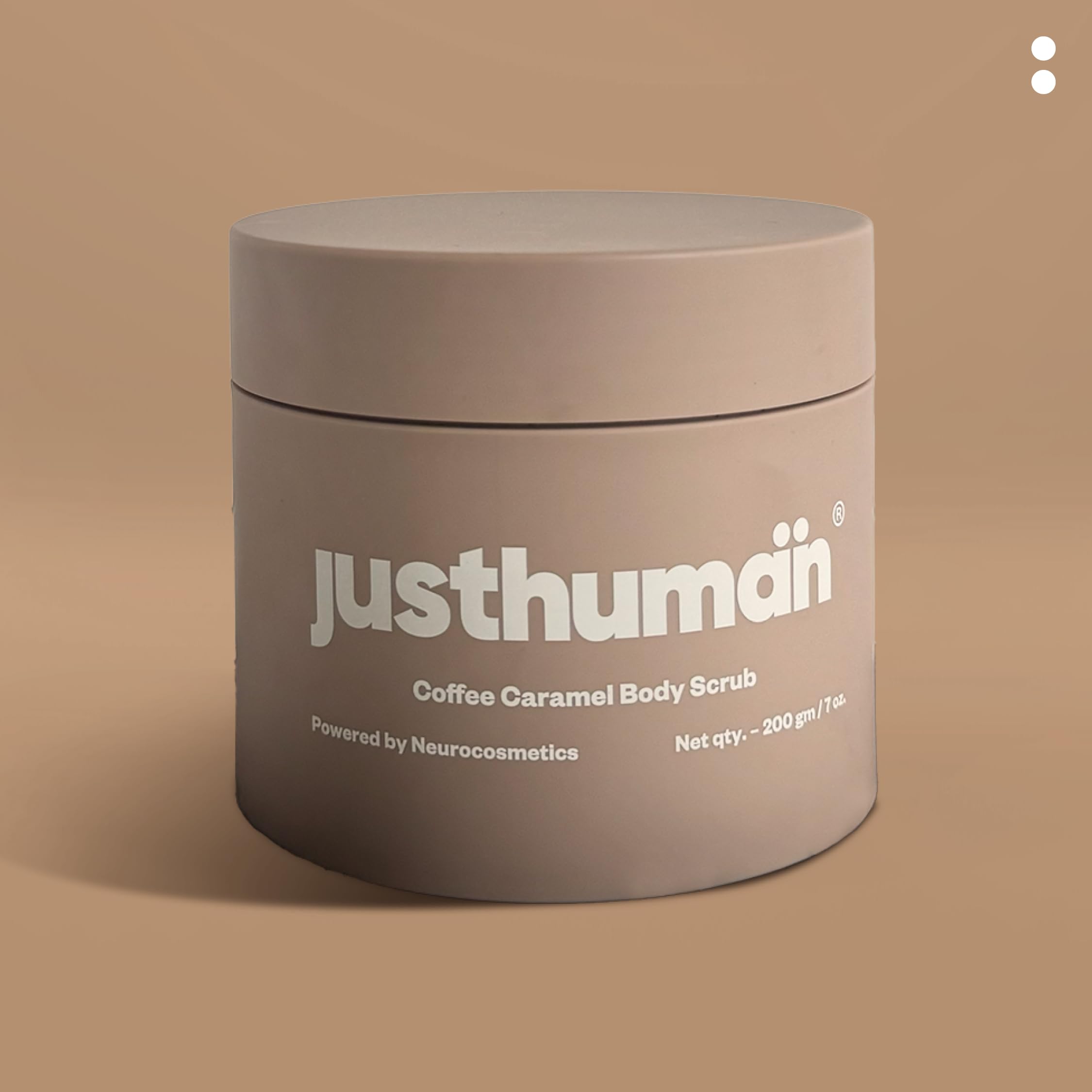Justhuman Coffee Caramel Body Scrub, Deeply exfoliates, reduces cellulite, Deep cleansing, Tightens, tones & hydrates, Smells like a cafe, Only Natural coffee extracts & Olive oil, 200g-image-28