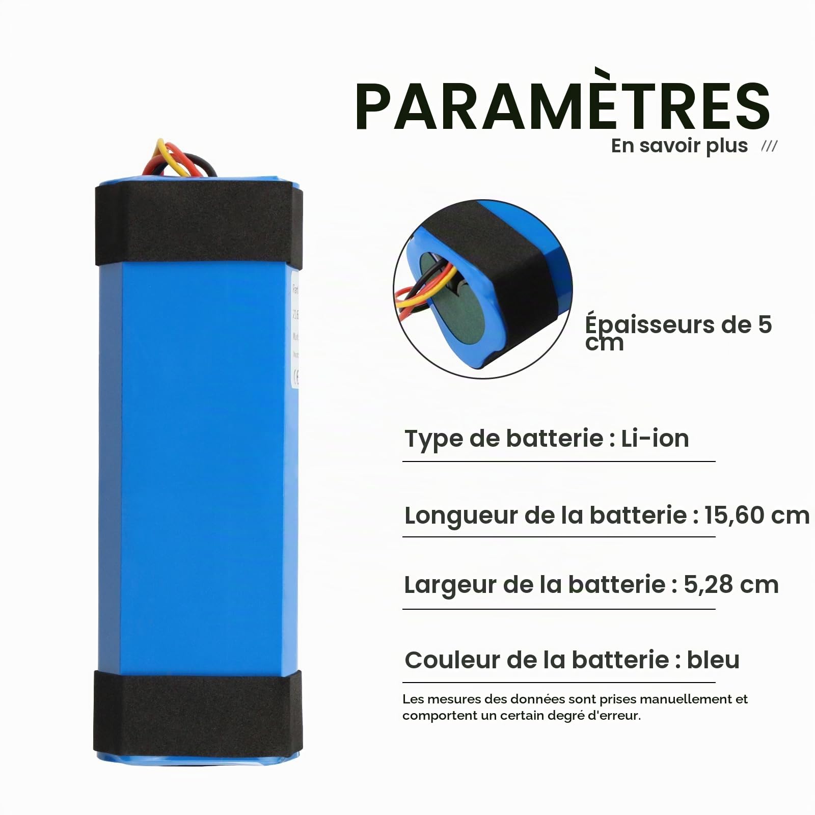 ANTIEE Batterie pour Tineco iFloor 3, Floor One S3, Floor One S3 Breeze