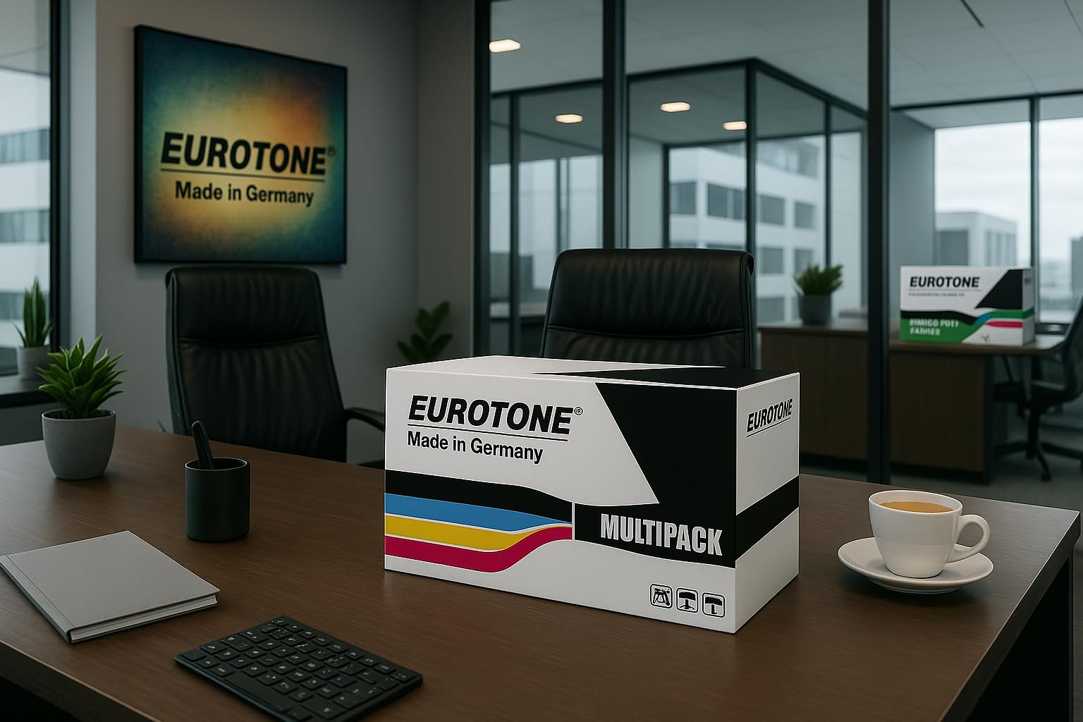 Eurotone Tóner compatible como repuesto para Utax 206ci 256ci sustituye al cartucho de tinta negro 652511010