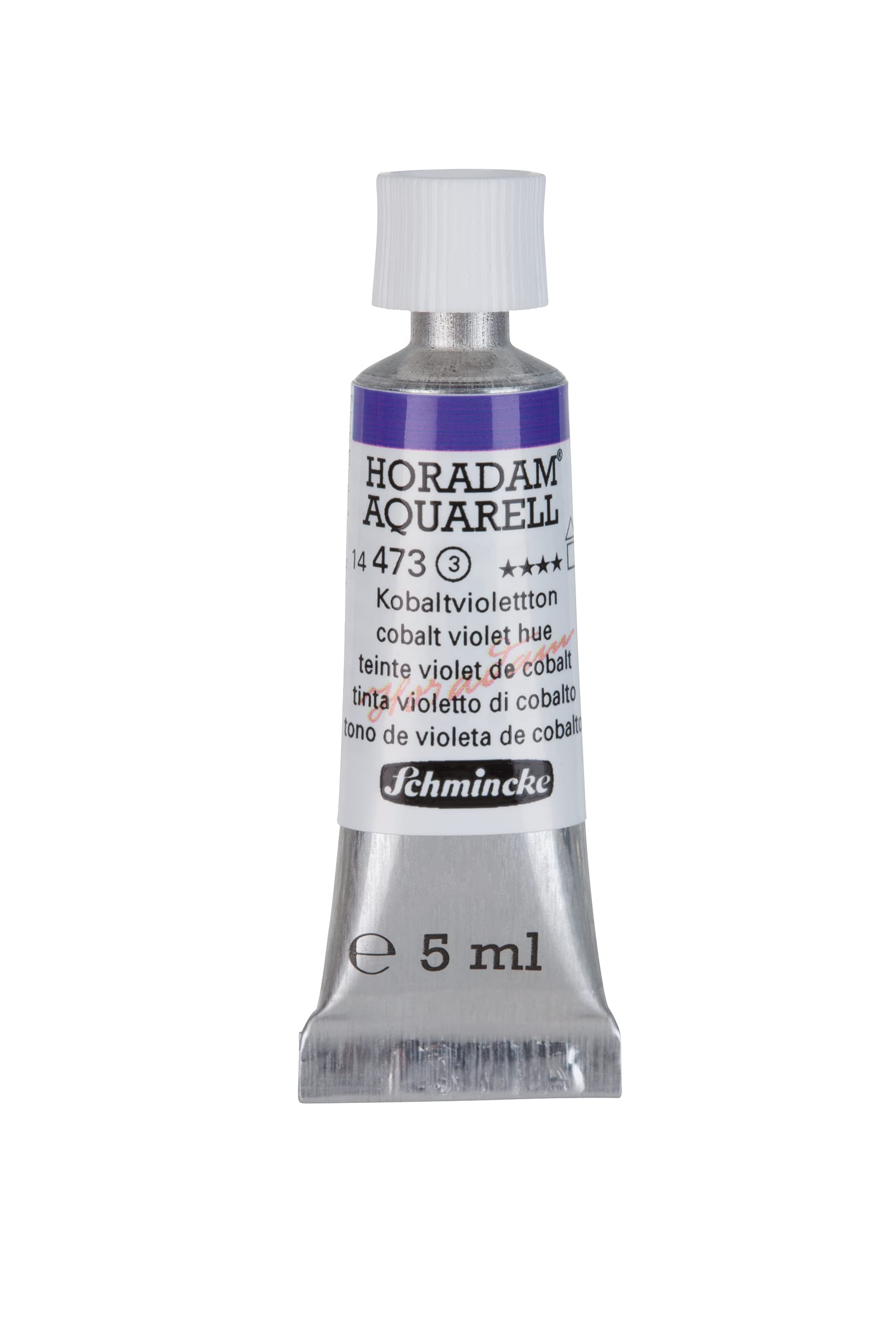 Schmincke 473 Cobalt Violet Hue - Horadam® Aquarell - Finest Artists' Watercolours, Cobalt Violet - 5 Ml