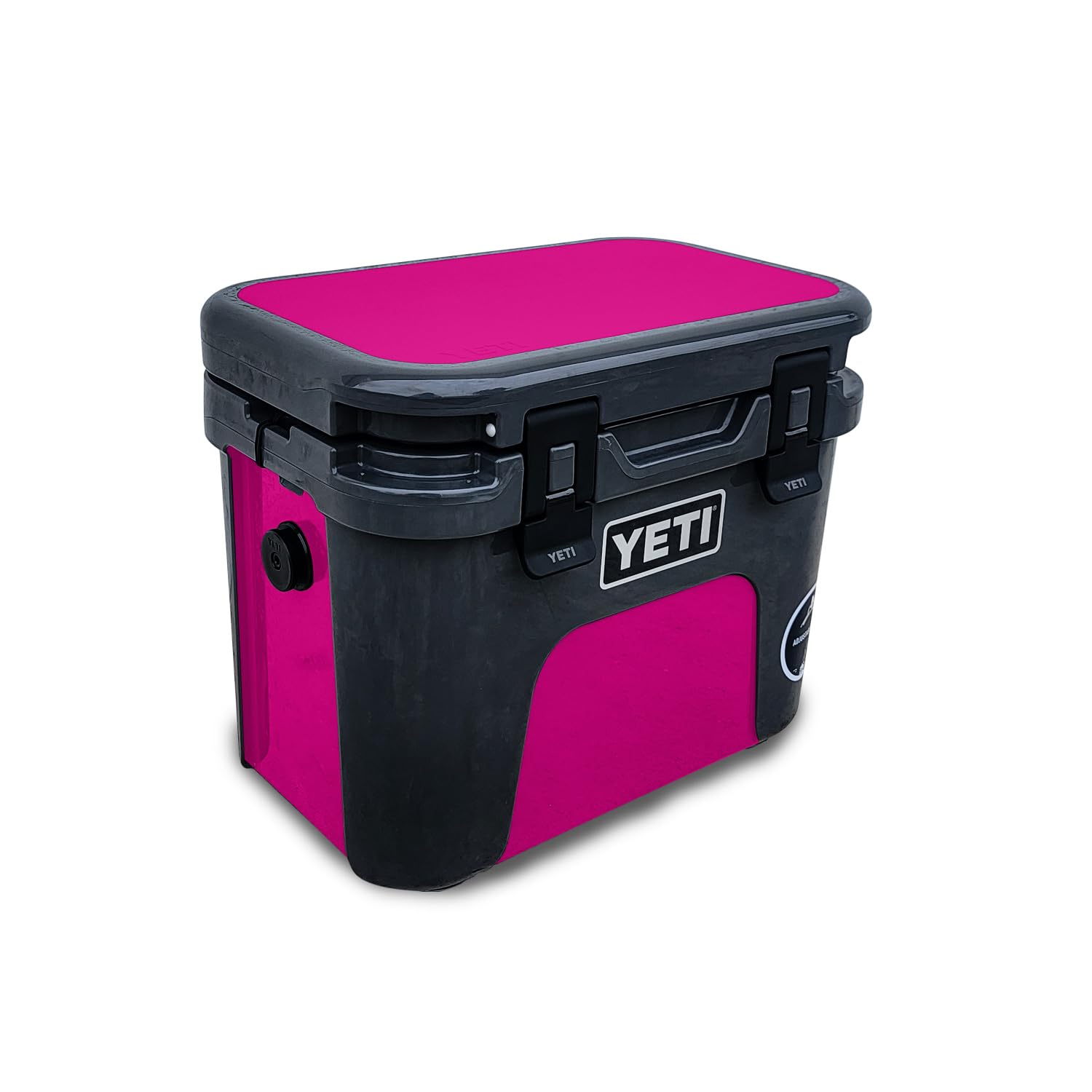 Skin Compatible with Yeti Roadie 15 Hard Cooler - Solid Hot Pink - Premium 3M Vinyl Protective Wrap Decal Cover - Easy to Apply | Crafted in The USA by MightySkins