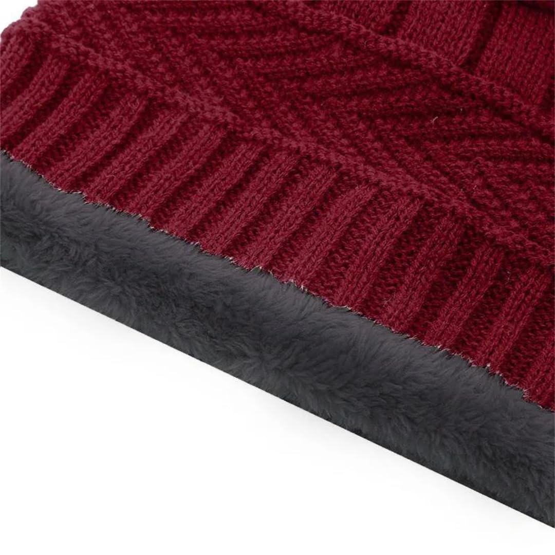 Damska czapka beanie, szalik, rękawiczki, 3 zestawy, zimowa, dzianinowa czapka, ciepła, zimowa (3 szt., kolor szary 91)