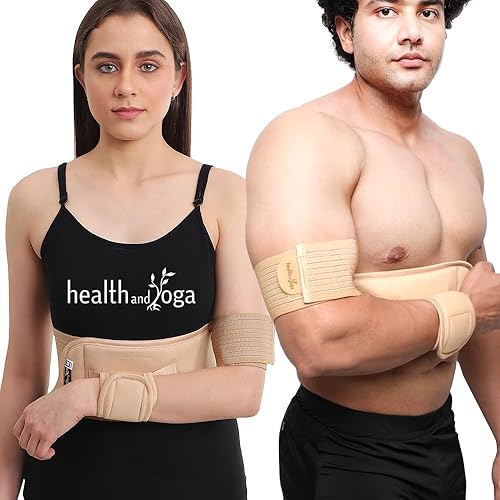 HealthAndYoga GuardNHeal - Soporte de inmovilización para brazos y hombros, izquierdo o derecho, soporte ajustable y totalmente desmontable para un