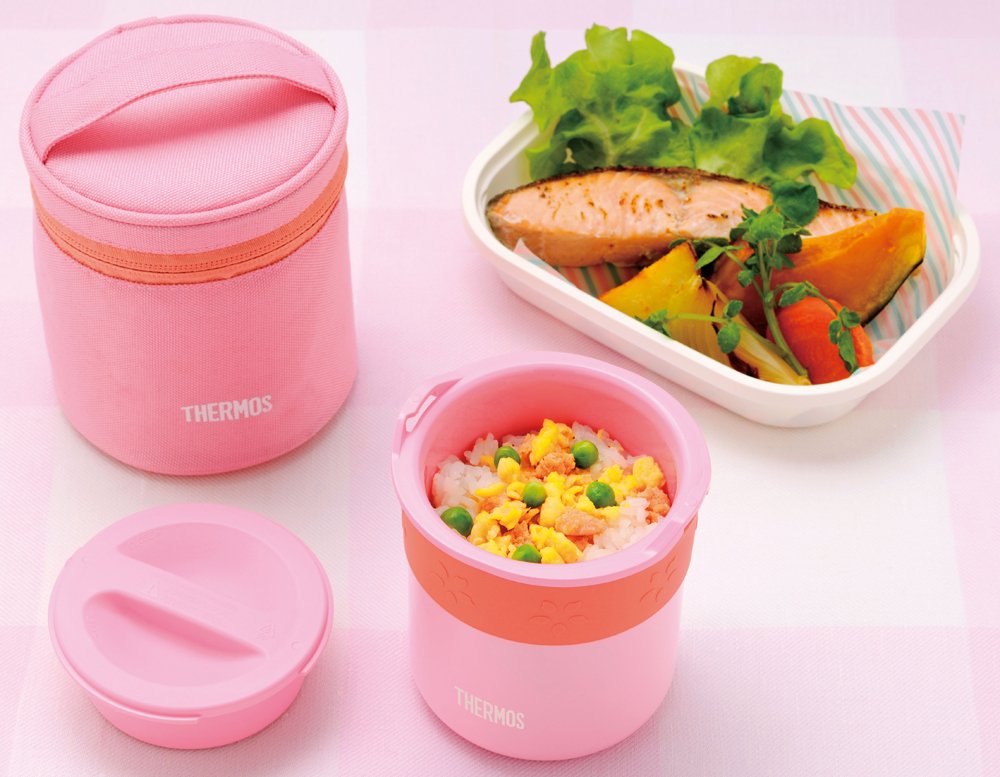 Thermos Keep Warm Riso Contenitore Circa 0.6 Go Corallo Rosa jbp-250 CP
