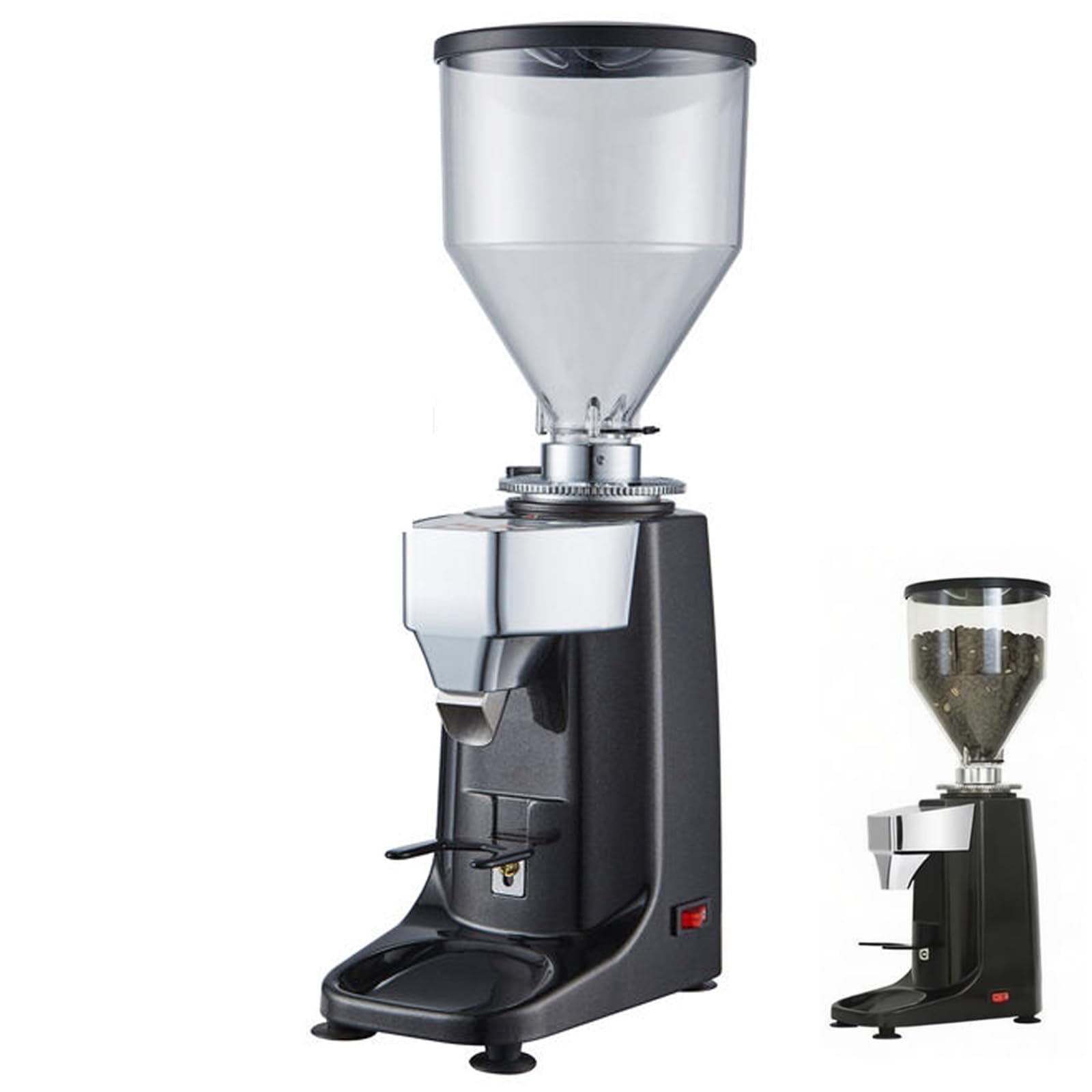 Molinillo de café eléctrico de muelas, cónico Profesional con 19 ajustes de molienda precisos y tolva de Granos de 1.5 L de Gran Capacidad, para Espresso, Moca, café de Filtro y vertido
