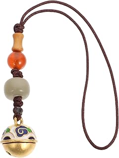 Uonlytech 2 Peças Cordão De Telefone Sino Amuletos De Telefone Corrente De Telefone Chaveiro Contas De Telefone Pulseira Amuletos Pingente Charme De Telefone Kawaii Buda Alça De Telefone