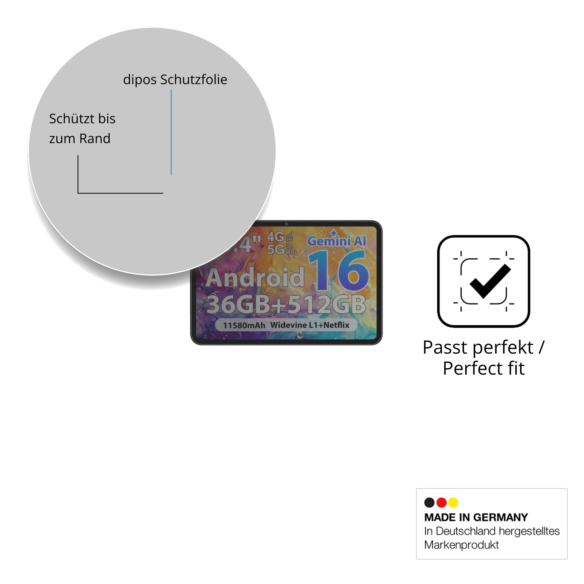 dipos Protector de Pantalla Antiespía para WOREGOO M328 | Película protectora mate, filtro de privacidad 4 vías, ajuste perfecto, antiarañazos, sin burbujas, autoadhesivo