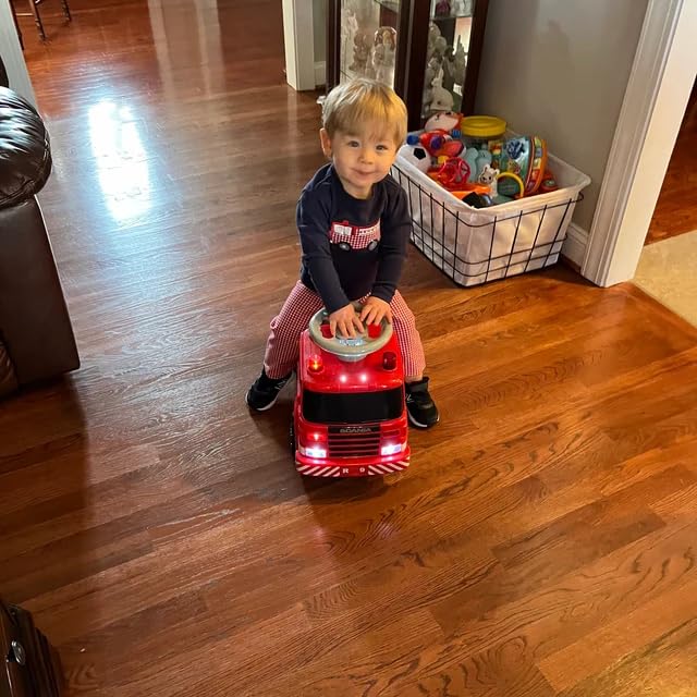 Toddler Baby Boys Clothes Fire Truck Embroidery Long Sleeve Sweatshirt Plaid Pants Set 2Pcs Fall Winter Outfits2