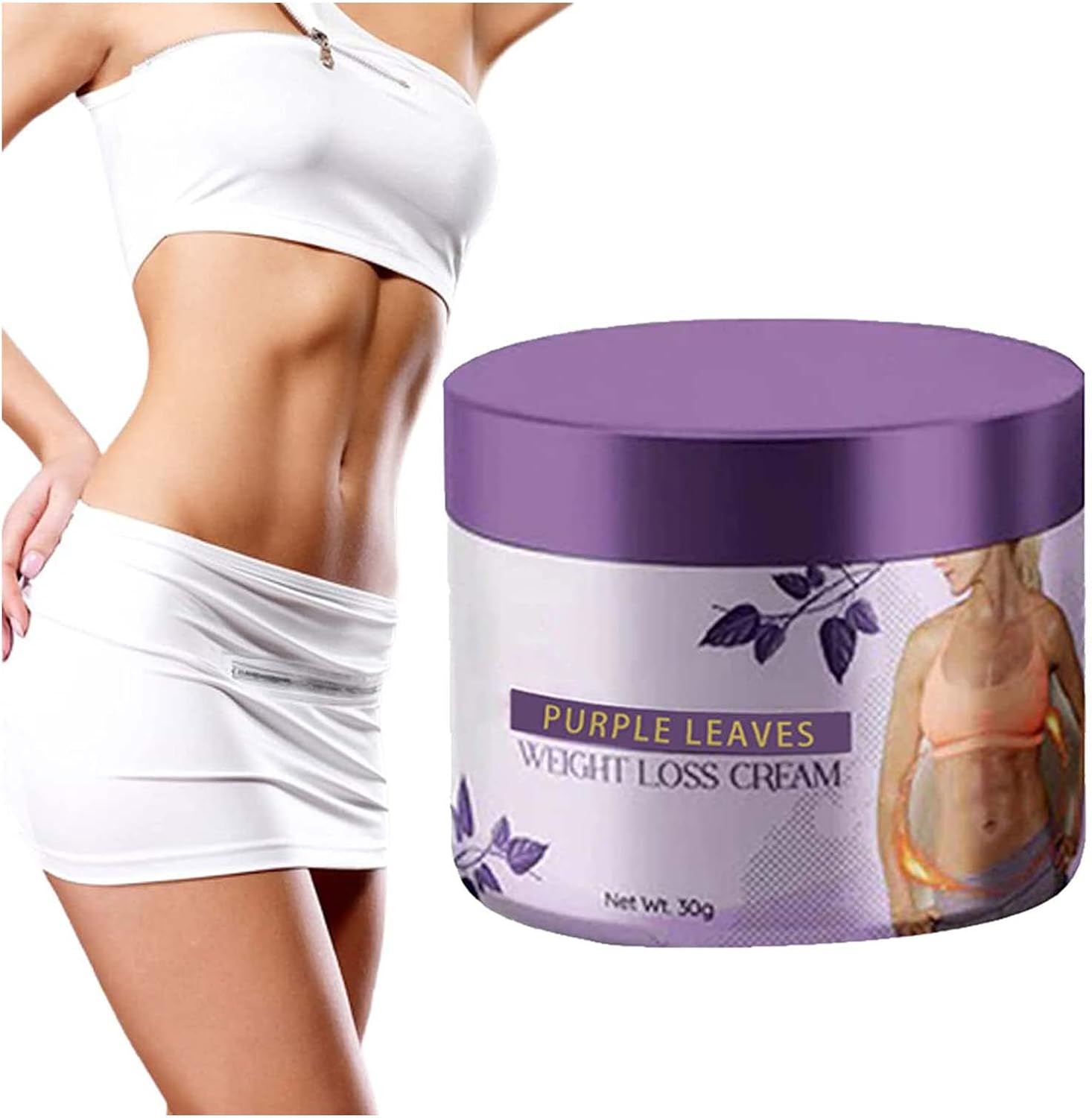 Zakdavi Kenyan Purple Leaves Weight Loss Cream,Body Sculpting Firming