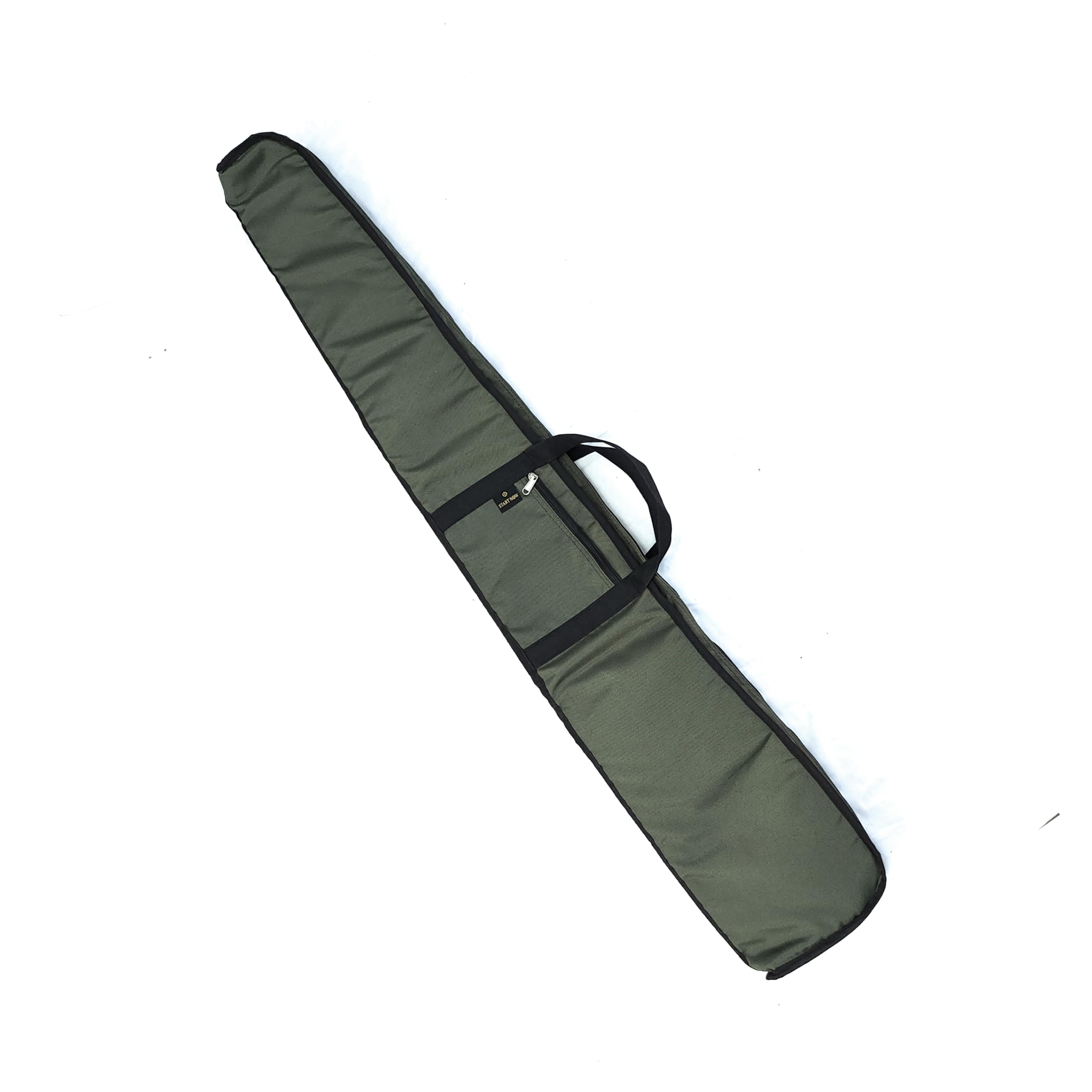 Start Sports Full Length Weapon Carrying Case, Olive Green, 50 Inch, with Foam Cushioning and Tactical Side Compartment | 32" Barrel Length-image-2
