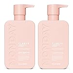 MONDAY HAIRCARE Clarify Shampoo and Conditioner Set 12 oz for Oily Hair Made with Grapefruit Extract, Coconut Oil, Shea Butter, Vitamin E and Pro-Vitamin B5